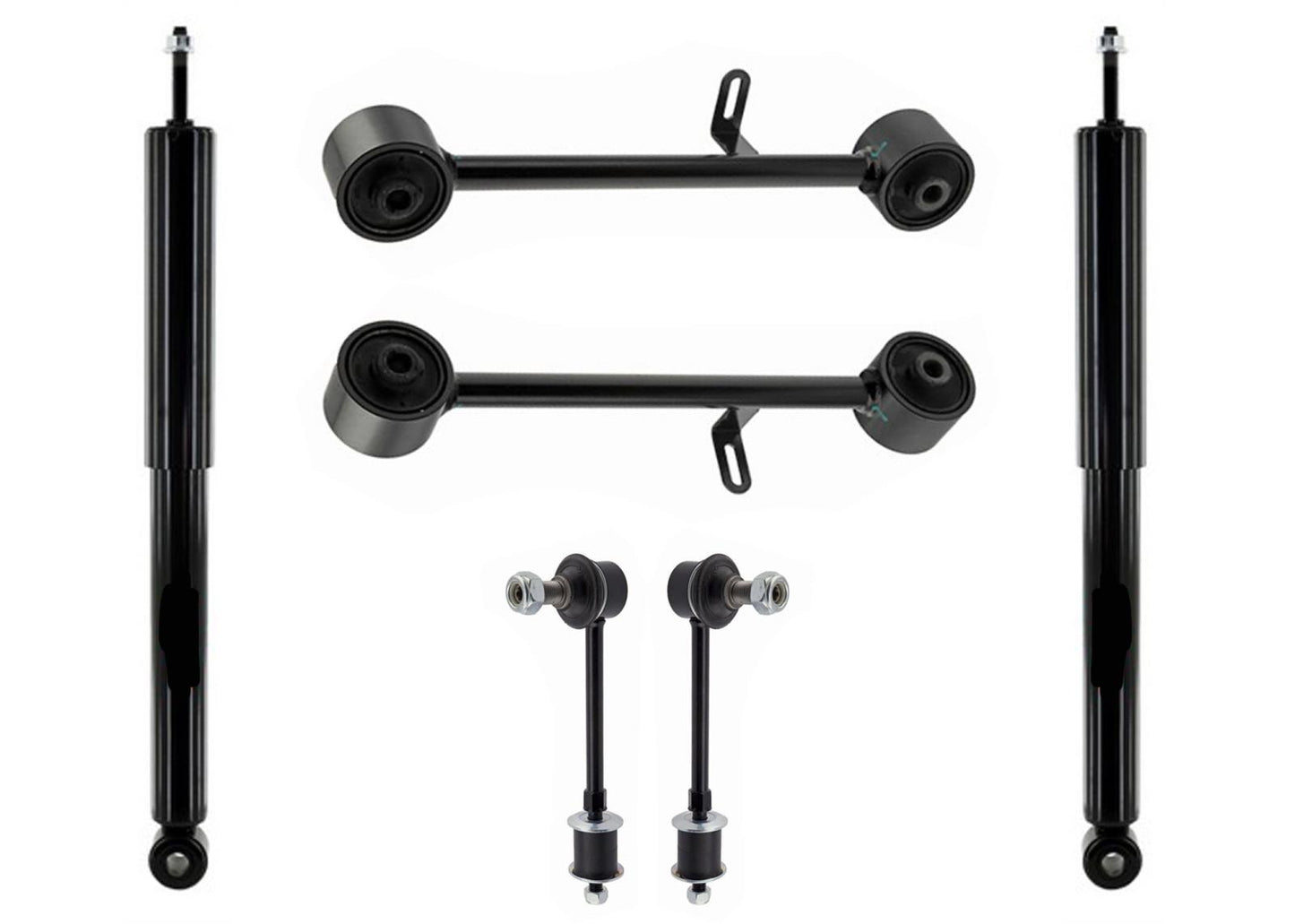 Rear Shocks Sway Bar Link Lateral Control Arms for Toyota 4Runner 2003-2009 4.7L