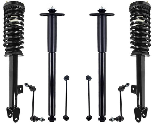 Front Struts & Rear Shocks Absorber & Links For 300 2005-2010 Rear Wheel Drive