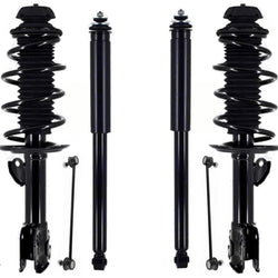 Front Complete Struts Links & Rear Complete Shocks For Toyota Prius C 2016-2019