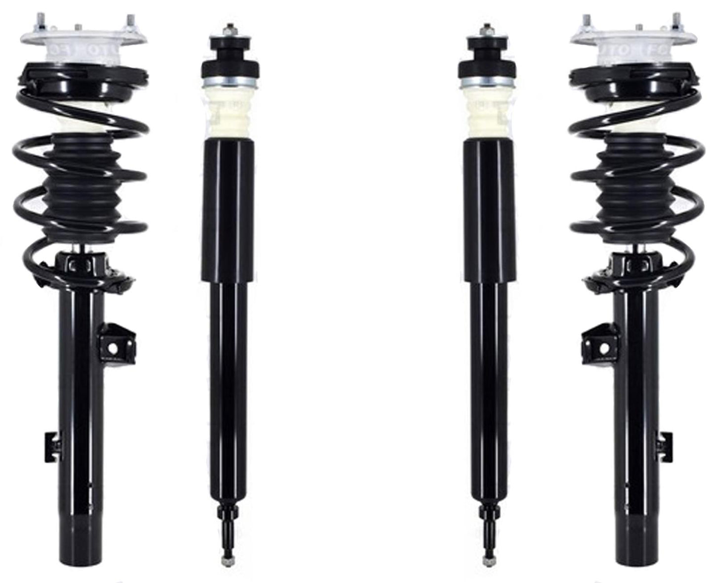 Front Struts Rear Shocks & Sway Bar Links For BMW 128i 08-13 W/O Sprt Suspension