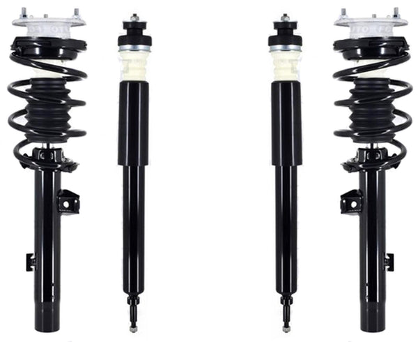 Front Struts & Rear Complete Shocks For BMW 128i 2008-2013 W/O Sport Suspension