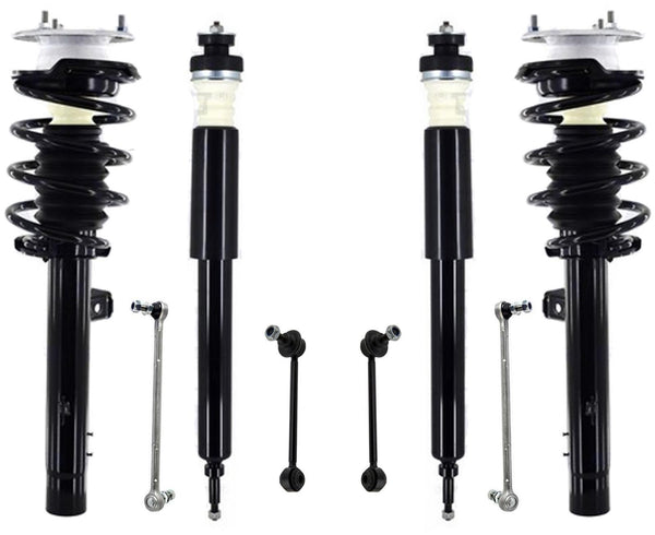 Front Struts Rear Complete Shocks & Links For BMW 128i 08-13 W Sport Suspension