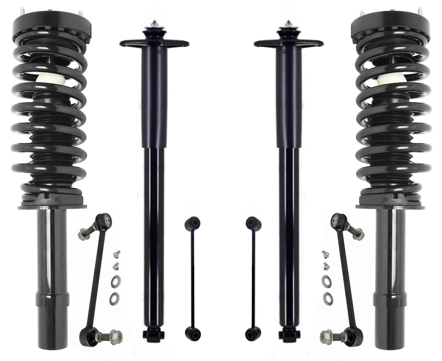 Front Struts Rear Shocks Absorber & Links For Chrysler 300 05-10 All Whel Drive