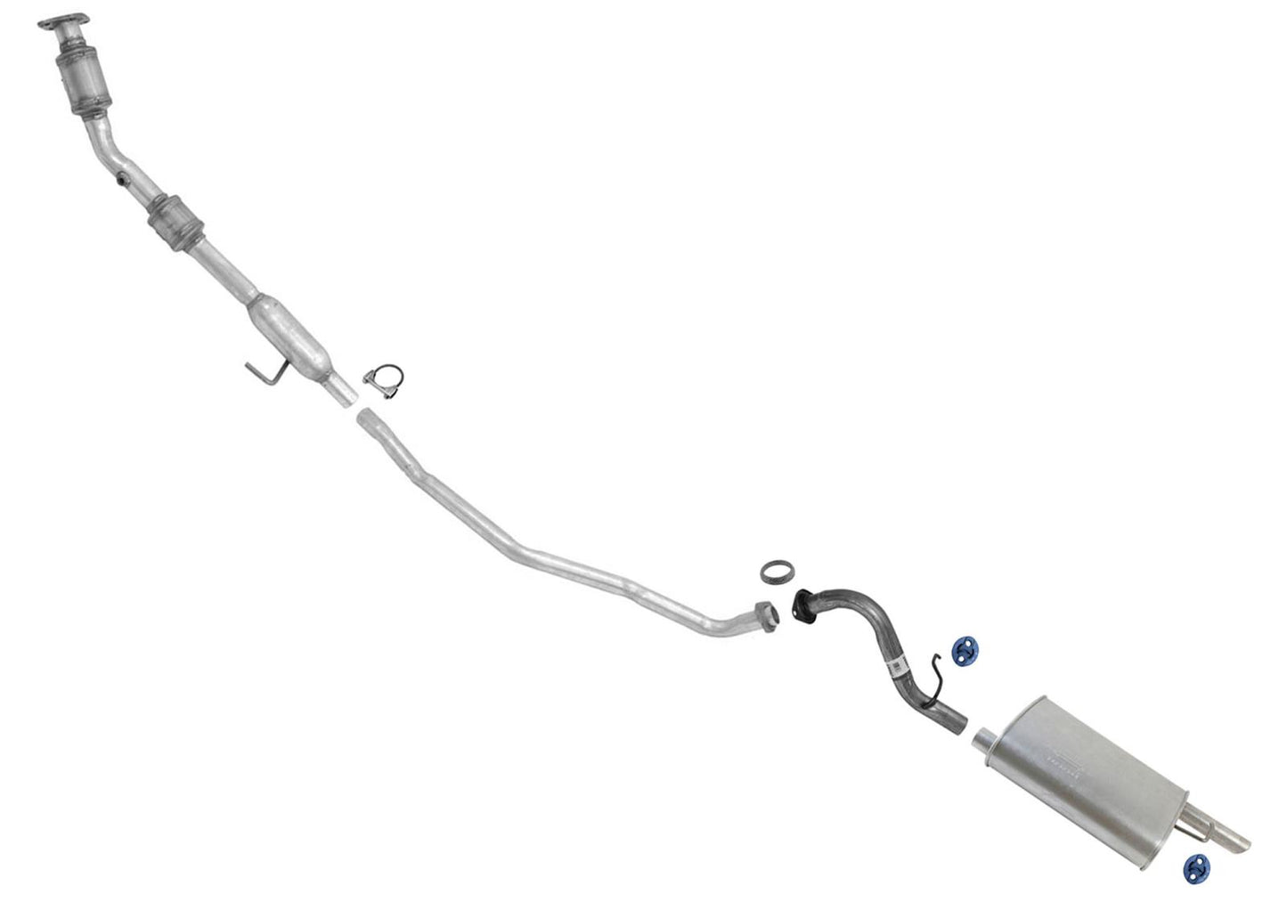 CARB Approved Catalytic Converter + Muffler for Toyota Corolla 2014-2017 1.8L
