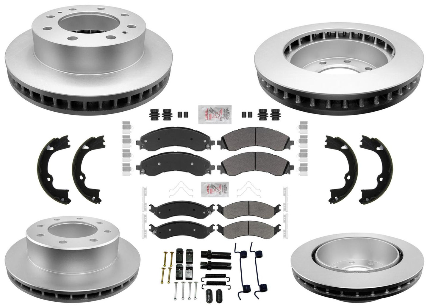 Coated Disc Brake Rotors for Chevrolet Express Van 3500 2021-2024 9900 GVW SRW