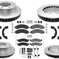 Coated Disc Brake Rotors for Chevrolet Express Van 3500 2021-2024 9900 GVW SRW