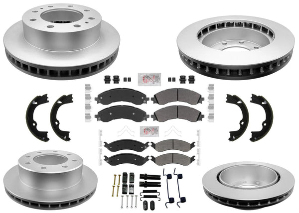 Coated Disc Brake Rotors for Chevrolet Express Van 3500 2021-2024 9900 GVW SRW