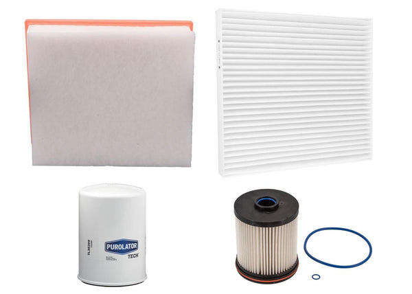Engine Air Filter & Cabin Filter For GMC 2500HD 3500HD 2017 2018 2019 6.6L