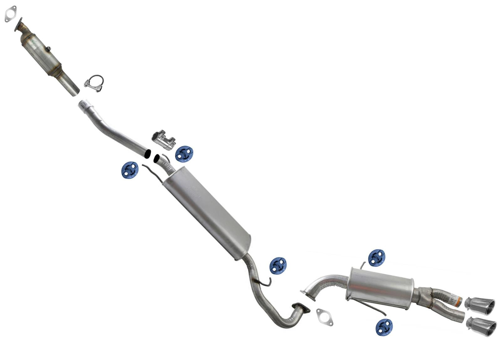 Catalytic Converter Muffler Resonator for Hyundai Santa Fe Sport 13-2016 2.0L