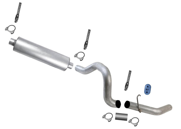 Weld on H/D Muffler Tail Pipe for Ford F250 Super Duty 1999 2000 2001 7.3L