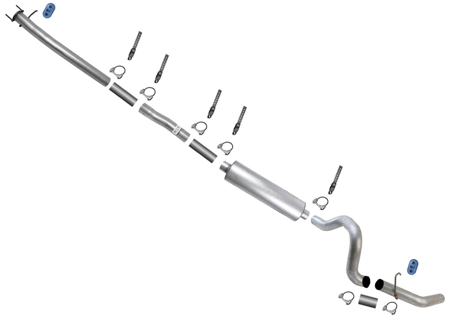 Extension Pipe Muffler Tail Pipe for Ford F250 Super Duty 1999 2000 2001 7.3L