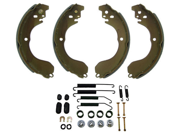 Rear Brake Shoes with Hardware Springs for Jeep Patriot Compass 2007-2017