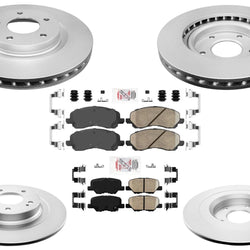 Improved Disc Brake Rotors & Brake Pads For Mitsubishi Outlander 2016-2018
