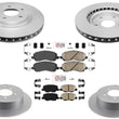 Improved Disc Brake Rotors Pads Front Wheel Drive for Mitsubishi Outlander 13-15