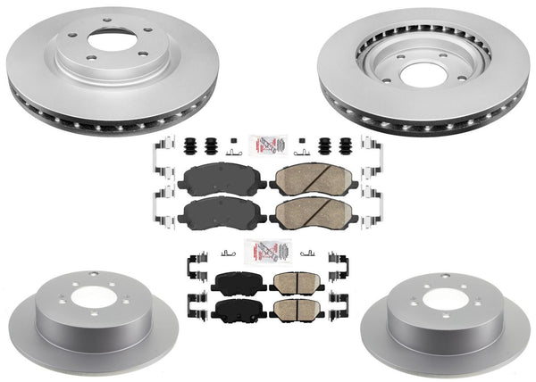 Improved Disc Brake Rotors Pads Front Wheel Drive for Mitsubishi Outlander 13-15