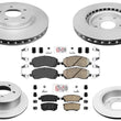 Improved Performance Disc Brake Rotors Pads for Chrysler 200 Sedan 11-14 295MM
