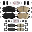 Front 321mm & Rear 321mm Disc Brake Pads For Chevrolet Malibu 13-16