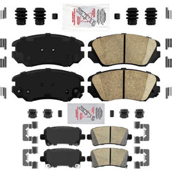 Front 321mm & Rear 321mm Disc Brake Pads For Chevrolet Malibu 13-16