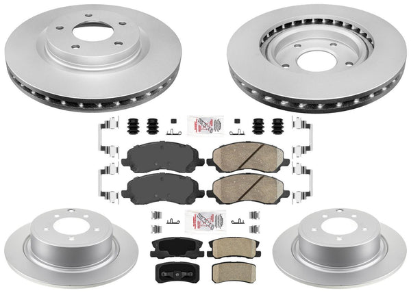 Improved Disc Brake Rotors Pads For Mitsubishi Outlander All Wheel Drive 2013-15