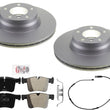 OE Style Disc Brake Rotors for 330MM BMW 328i 2012-2018 Grey Caliper 34116792221