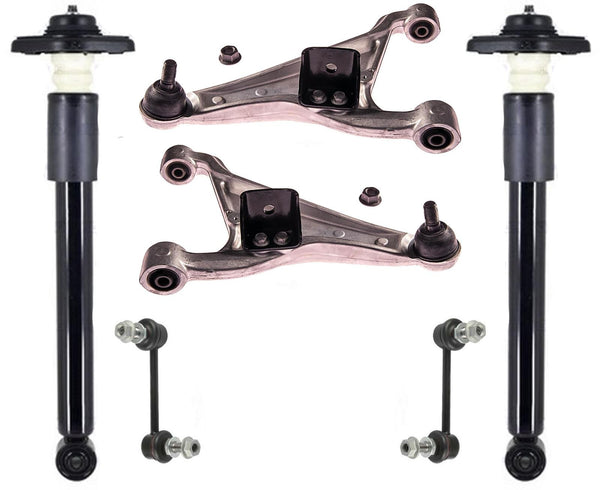 Rear Complete Shocks Absorber Upper Arms & Links For Infiniti FX35 2009-2012