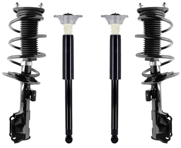 Front Complete Struts & Rear Complete Shocks Absorber For Mazda 3 2014-2018