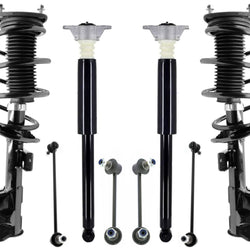 Front Complete Struts & Rear Complete Shocks Absorber For Mazda 3 2014-2018