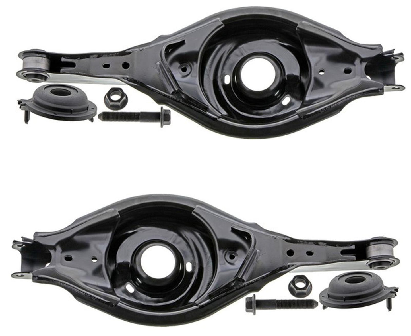 Mevotech Rear Lower Rearward Control Arms W/ Bushings For Mazda 3 2014-2018