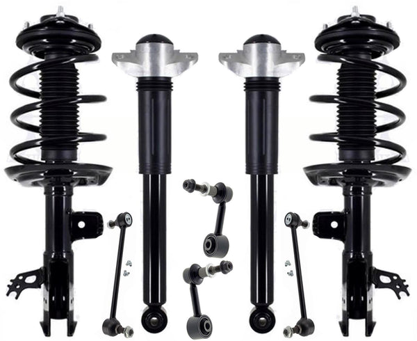 Front Struts Rear Shocks & Sway Bar Links For Toyota Avalon XLE 2019-2022