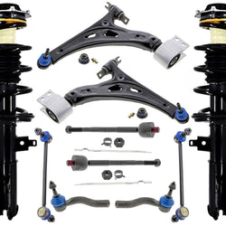 Front Struts Lower Control Arms Tie Rods & Links For GMC Acadia 2017-2023