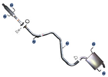 Exhaust System Pipe Resonator Muffler Tail Pipe for Toyota Corolla 2020-2022 1.8