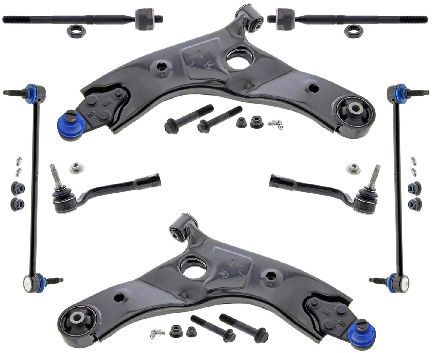 MEVOTECH Lower Control Arms Tie Rods & Links For Palisade 20-23 All Wheel Drive
