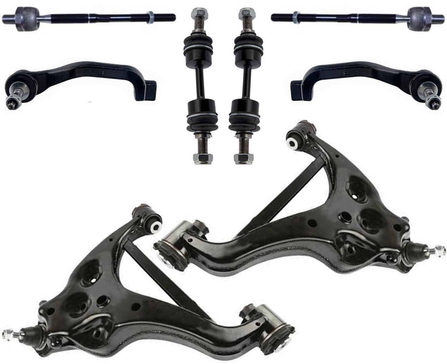 Front Control Arms Tie Rods & Sway Bar Links For Ford Expedition 18-2022 RWD