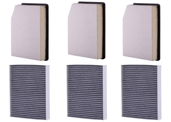 Engine Air Filter & Cabin Filter For Chevrolet Silverado 1500 GMC Sierra 19-24