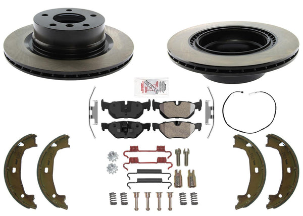 REAR Performance Disc Brake Rotors Brake Metallic Pads for BMW 128i 2012 2013