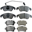 Front + Rear Ceramic Disc Brake Pads for Audi A7 Quattro 2012 2013 2014 2016