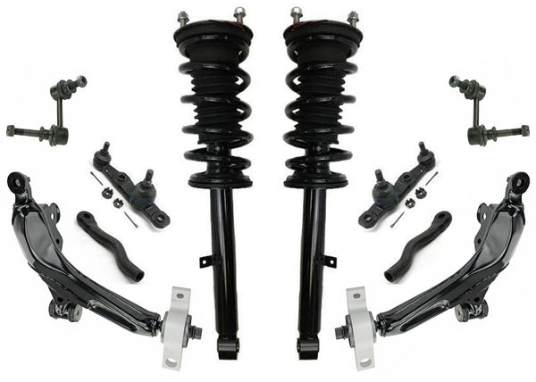 Front Struts Control Arms Tie Rods & Links For 09-13 IS250 Rear Wheel Drive 4Dr
