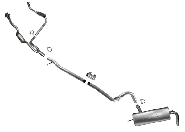 Engine Y Pipe Catalytic Converter Exhaust System for Wrangler 10-11 2 Door 3.8L