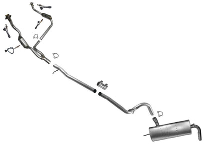 Engine Y Pipe Catalytic Converter Exhaust System for Wrangler 10-11 4 Door 3.8L