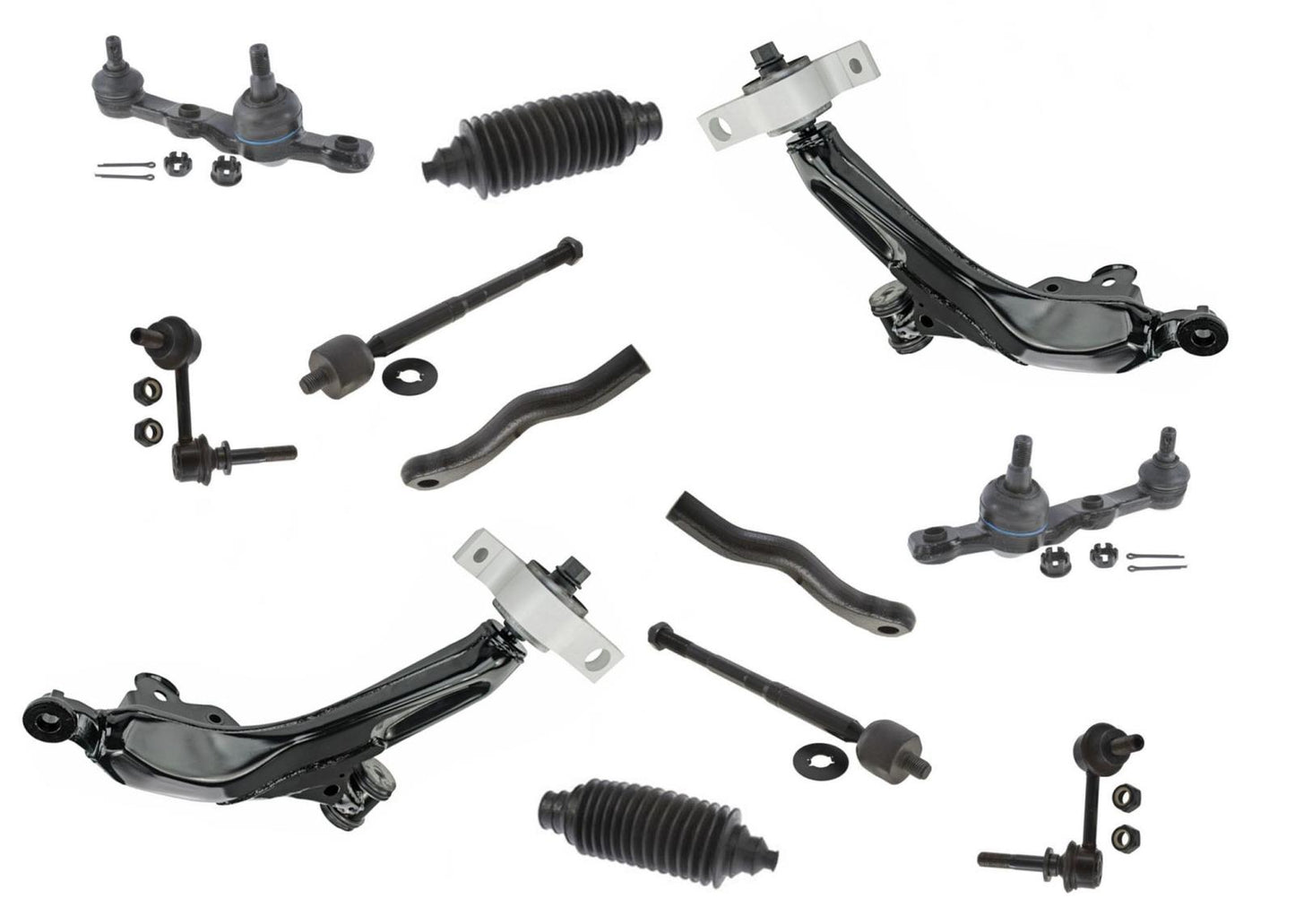 Barras de acoplamiento de rótulas de brazo de control bajo de 12p para tracción trasera Lexus 07-11 GS350