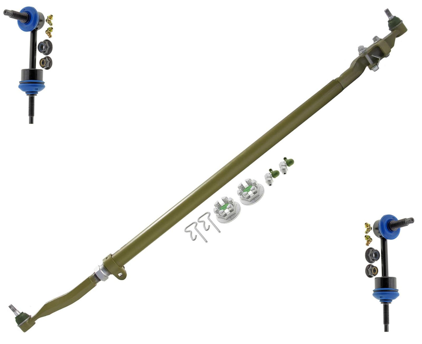 TTX Front Tie Rod Assembly & Links For Ram 2500 2014 2020 2025 4 Wheel Drive