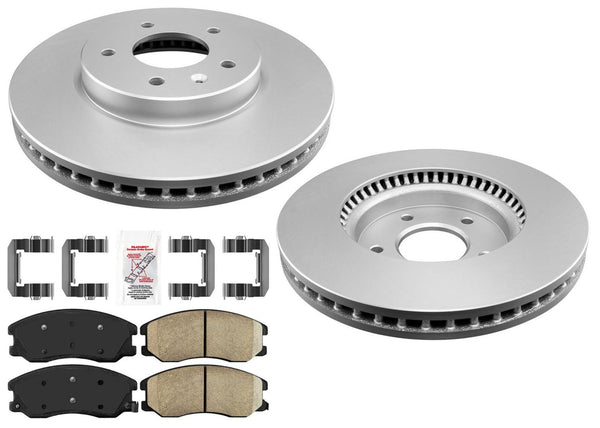 Front Improved Performance Disc Brake Rotors Pads for Chevrolet Equinox 07-09
