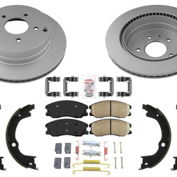 Rr Improved Performance Disc Brake Rotors Pads Shoes for Chevrolet Equinox 07-09