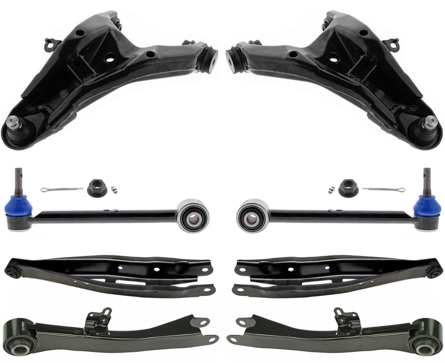 Mevotech Rear Upper & Lower Control Arms For Subaru Legacy 2015-2019