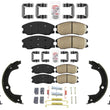 AME Ceramic Disc Brake Pads Parking Brake Shoes for Chevrolet Equinox 07-09