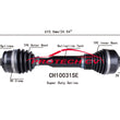 2 Front Cv Drive Axle Shafts for Jeep Cherokee 2014-2022 4x4 Active Drive 2