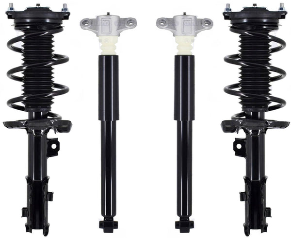 Front Struts & Rear Complete Shocks For Elantra Sport 17-19 1.6L Turbo Korean