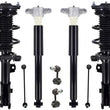 Front Struts Rear Complete Shocks & Links For Elantra Sport 17-19 Turbo Korean