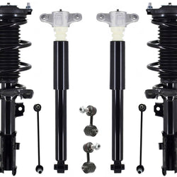 Front Struts Rear Complete Shocks & Links For Elantra Sport 17-19 Turbo Korean