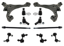 Para Honda Civic 2001-2005, kit de suspensión de 12 piezas, brazos de control y rótulas